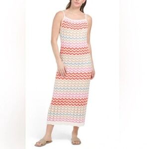 Rachel Zoe Crochet Midi Dress sz S